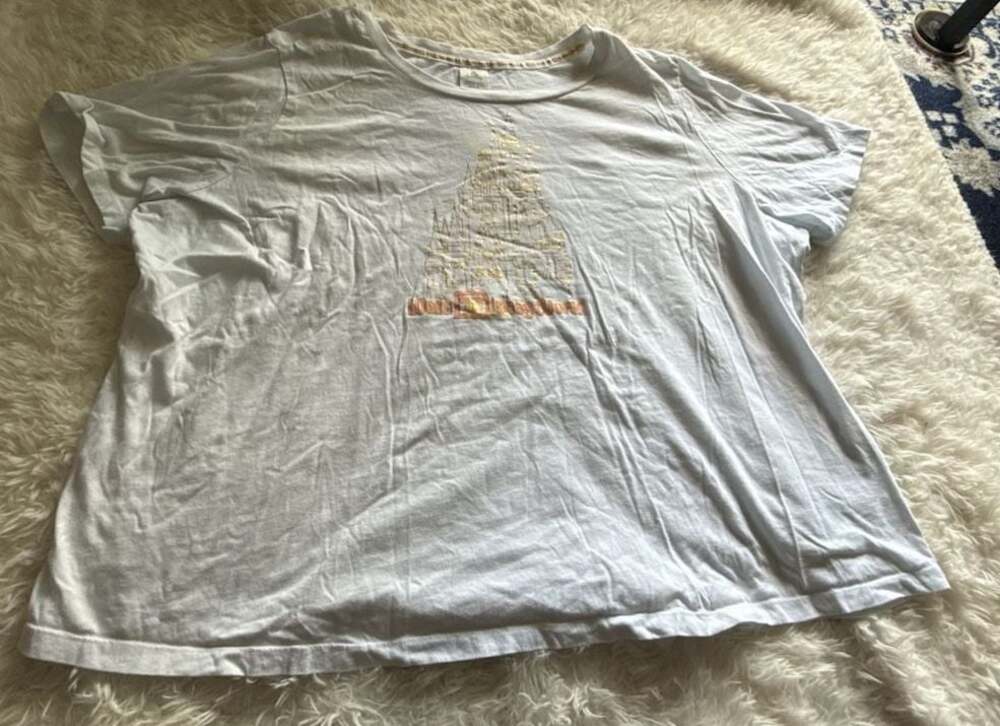 Disney Parks Walt Disney World Castle Gold Foil Graphic T-Shirt